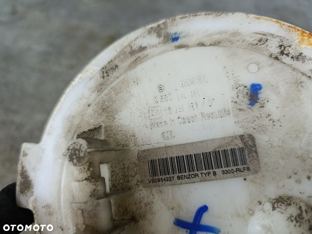 POMPA PALIWA OPEL ASTRA H 13238851 0580314196  BOSCH 1.6 16V - 3