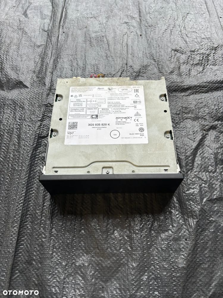VW Volkswagen Tiguan II Czytnik nawigacji navi radio multimedia 3G5035820K - 1