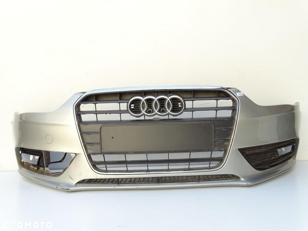 ZDERZAK PRZÓD PRZEDNI + ATRAPA LX1Y AUDI A4 B8 LIFT 11-15r - 1