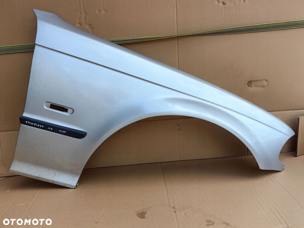 Błotnik PRAWY PRZÓD BMW 3 e46 sedan touring przed lift srebrny - 9