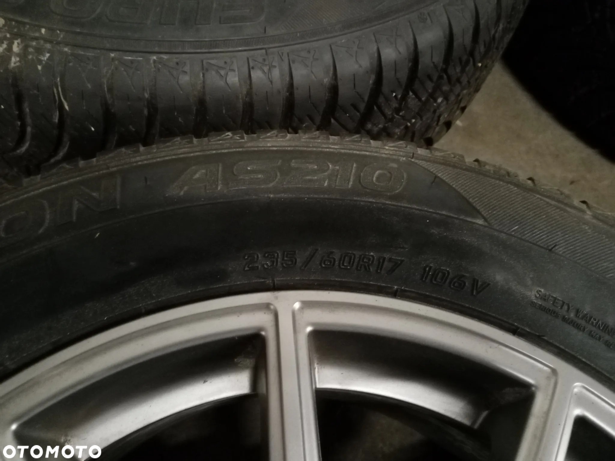 Alufelgi z oponami alusy felgi aluminiowe 5x115 R17 7.5J ET45 235/60 R17 Opel Antara Mokka RC32-757 - 12