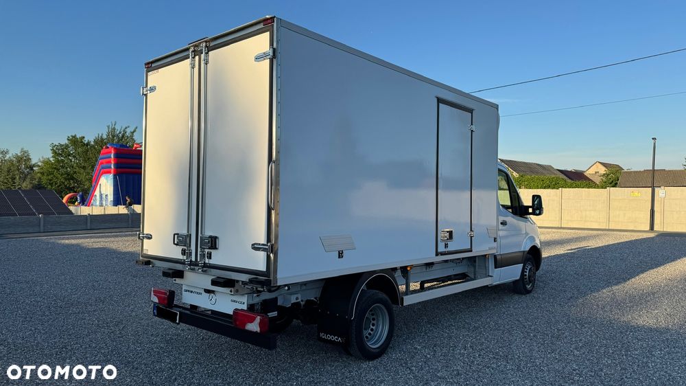 Mercedes-Benz Sprinter Salon Polska, 2.0 silnik, kontener chłodnia! Koła bliźniacze, JAK NOWY! - 4