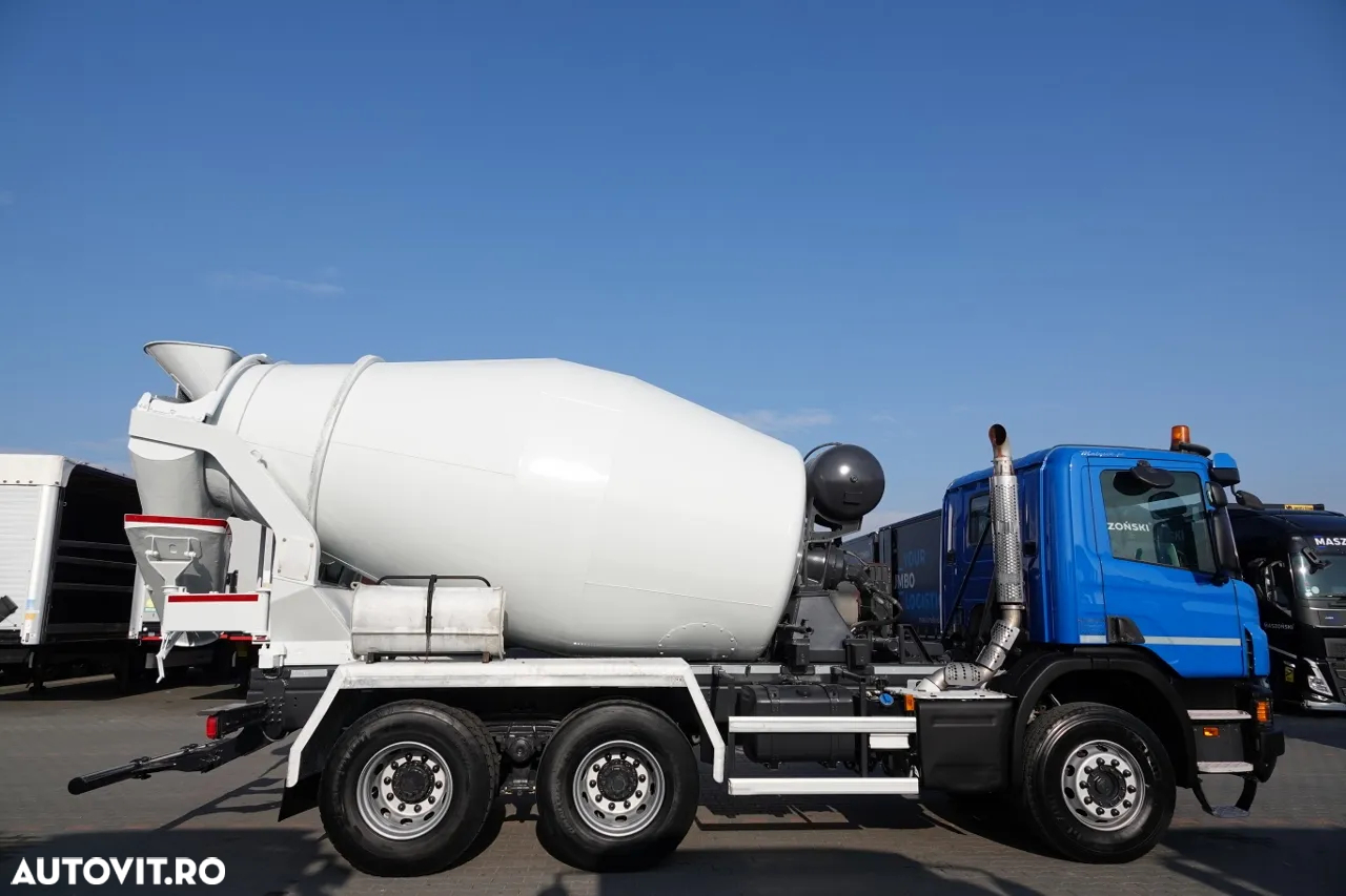 Scania P 410 / 6x4 / BETONATOR / PEAR SCHWING STETTER / 7 mc / EURO 6 - 13