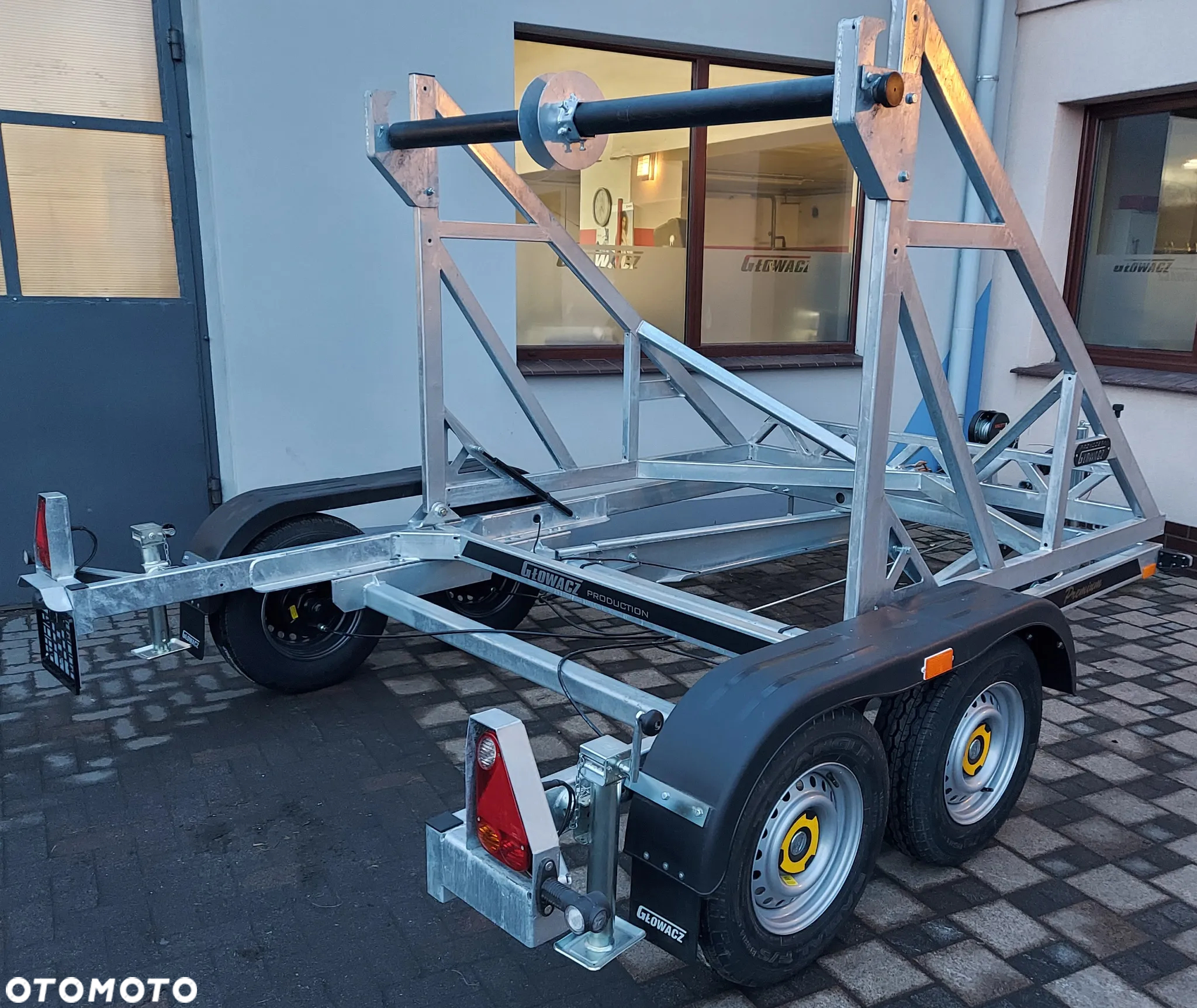 Głowacz Bardzo mocna przyczepa kablowa 270x170 dwuosiowa DMC 2700kg - 5