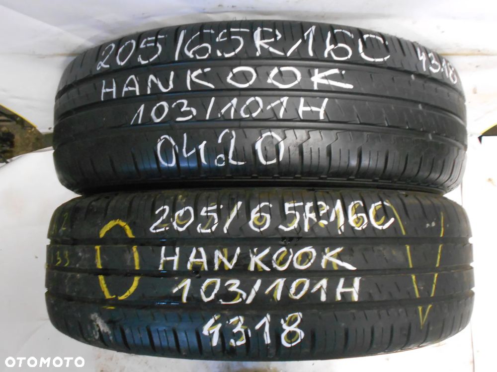 OPONY  205/65R16C HANKOOK VANTRA LT DOT 0420 /  4318 8MM - 1