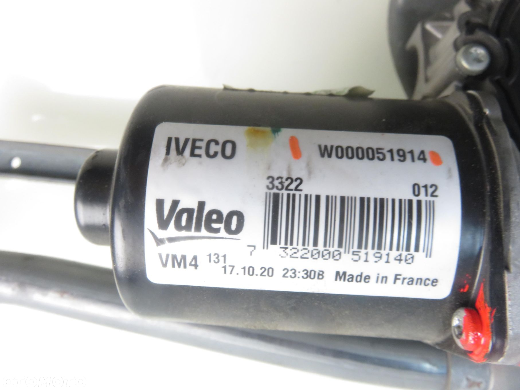 MECHANIZM WYCIERACZEK IVECO DAILY VI Furgon W000051914 W000035829 - 6