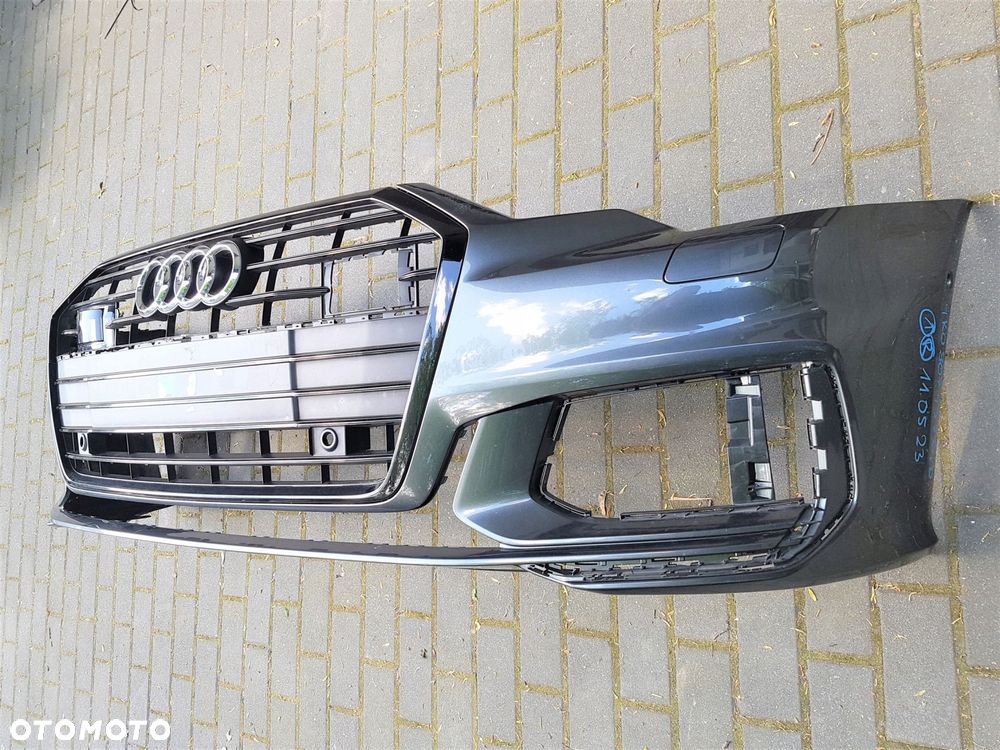 audi a6 c8 s-line zderzak przód grill 4k0807437c - 3