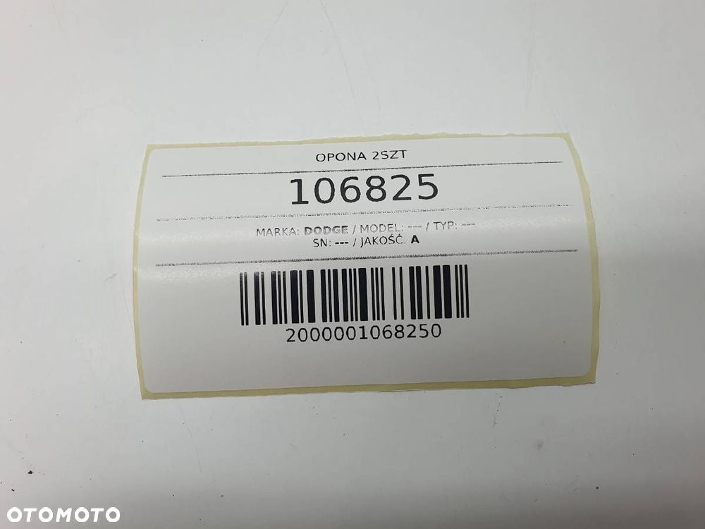 OPONY 2 SZTUKI KOMPLET GOODYEAR WRANGLER SR A 275 60 20 DOT 0618 - 7