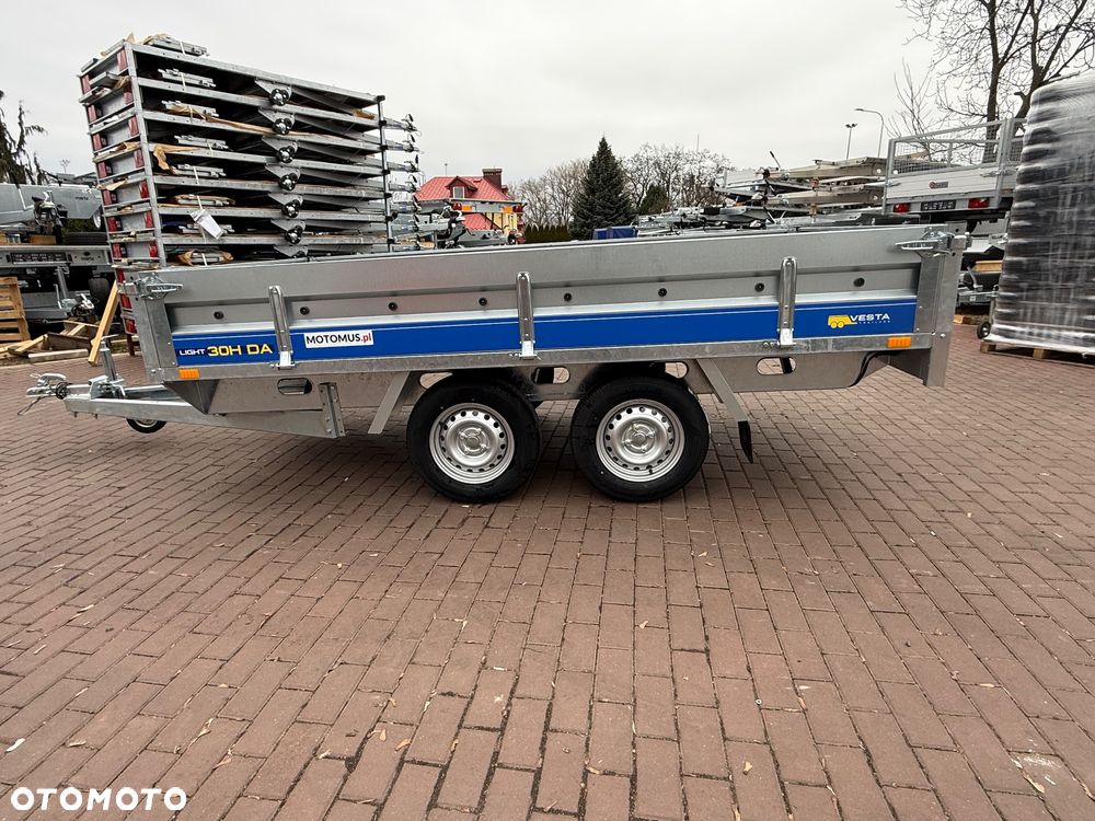 Inny Przyczepa Vesta 30HDA Hochlader DMC 750 kg 301x150x38 2 osie spawana rama koła pod spodem - 6