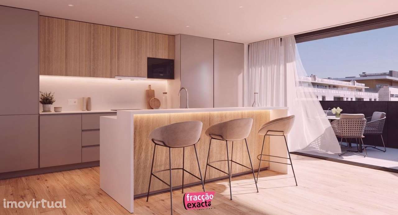 T2 Novo perto da Praia e Exponor | Varanda+Garagem | Leça da Palmeira - Grande imagem: 3/11