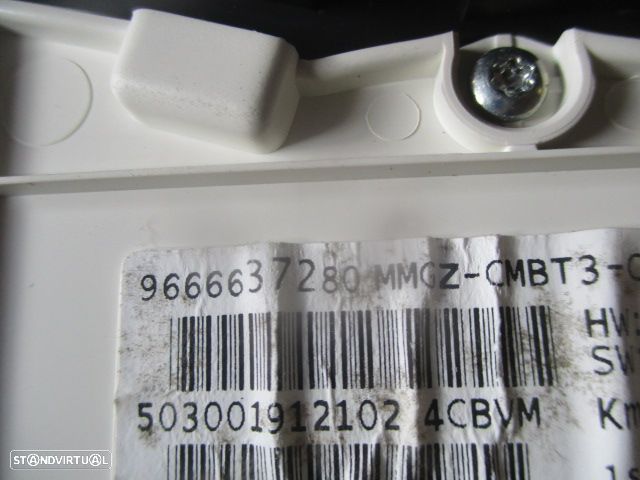 Quadrante 9666637280 PEUGEOT 206+ 2010 1.4HDI KM/H Digital PEUGEOT 206 + 2010 1.4HDI 70CV 5P CINZENTO KM/H  Digital - 4