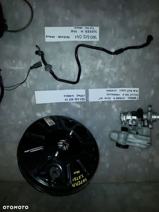 PRZEWÓD PODCIŚNIENIA SERWA SUPERB III PASSAT B8 - 2