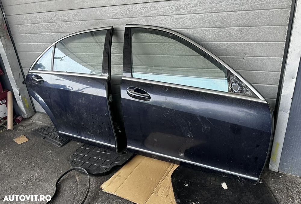 usa Usi portiera portiere S320 long w221 2005-2013 geam perdeluța broasca ( soft close) suge usa - 2