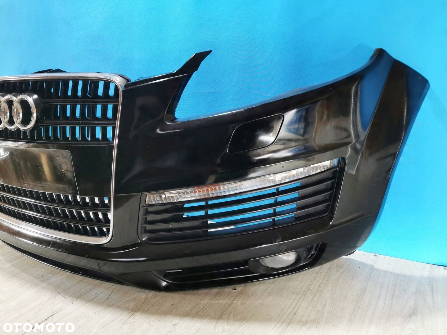 Audi Q7 1 I 4L zderzak przód przedni S-Line PDC spryskiwacze 2005/2010 LO41 - 3