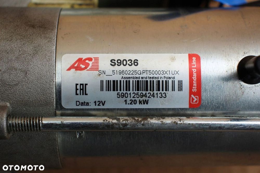 Rozrusznik silnika 1.5 1.6 TDCI DIESEL FORD focus connect fiesta S9036 - 4