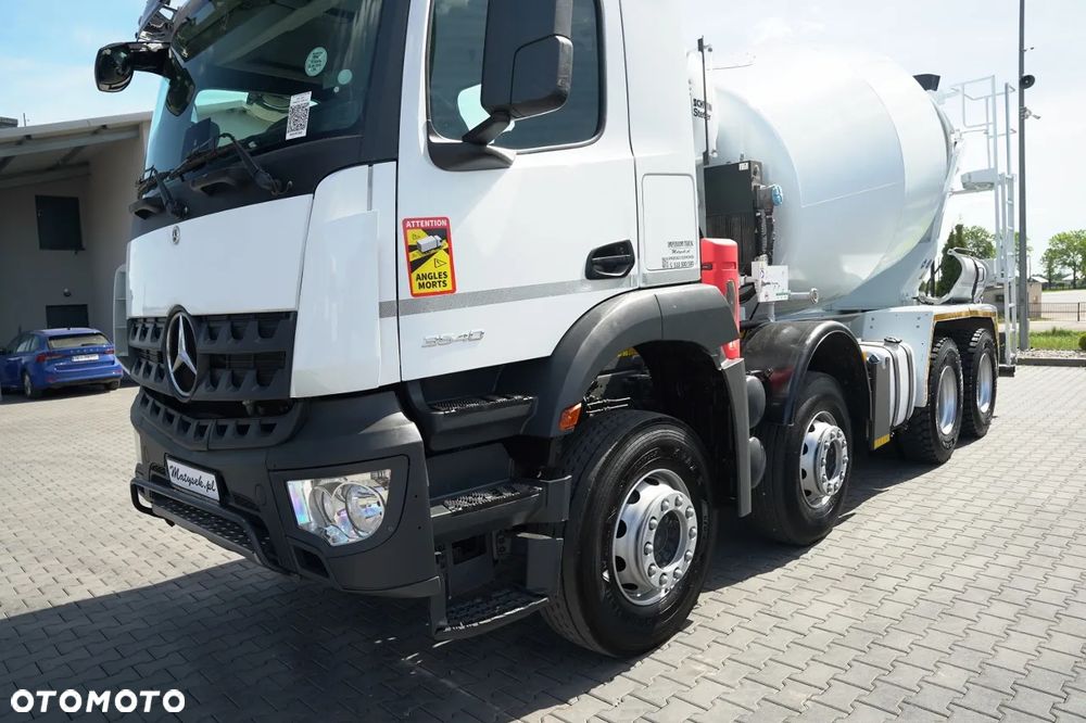 Mercedes-Benz AROCS 3540 / GRUSZKA 9M3 / 8x4 / BETONOMIESZARKA / AUTOMAT / 2022 ROK - 10