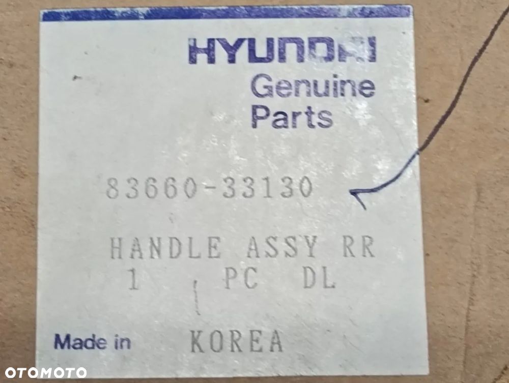HYUNDAI SONATA 88-93r Klamka Zewnętrzna Tył Lewy - 4