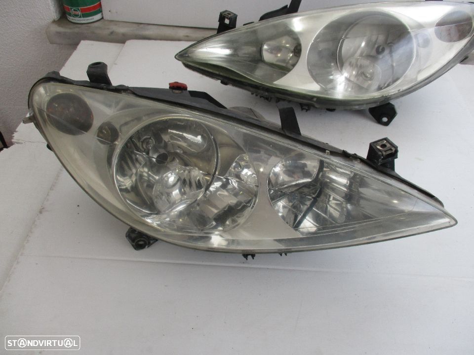 Farol Optica Peugeot 307 2001 a 2005 Esquerdo Direito - 4