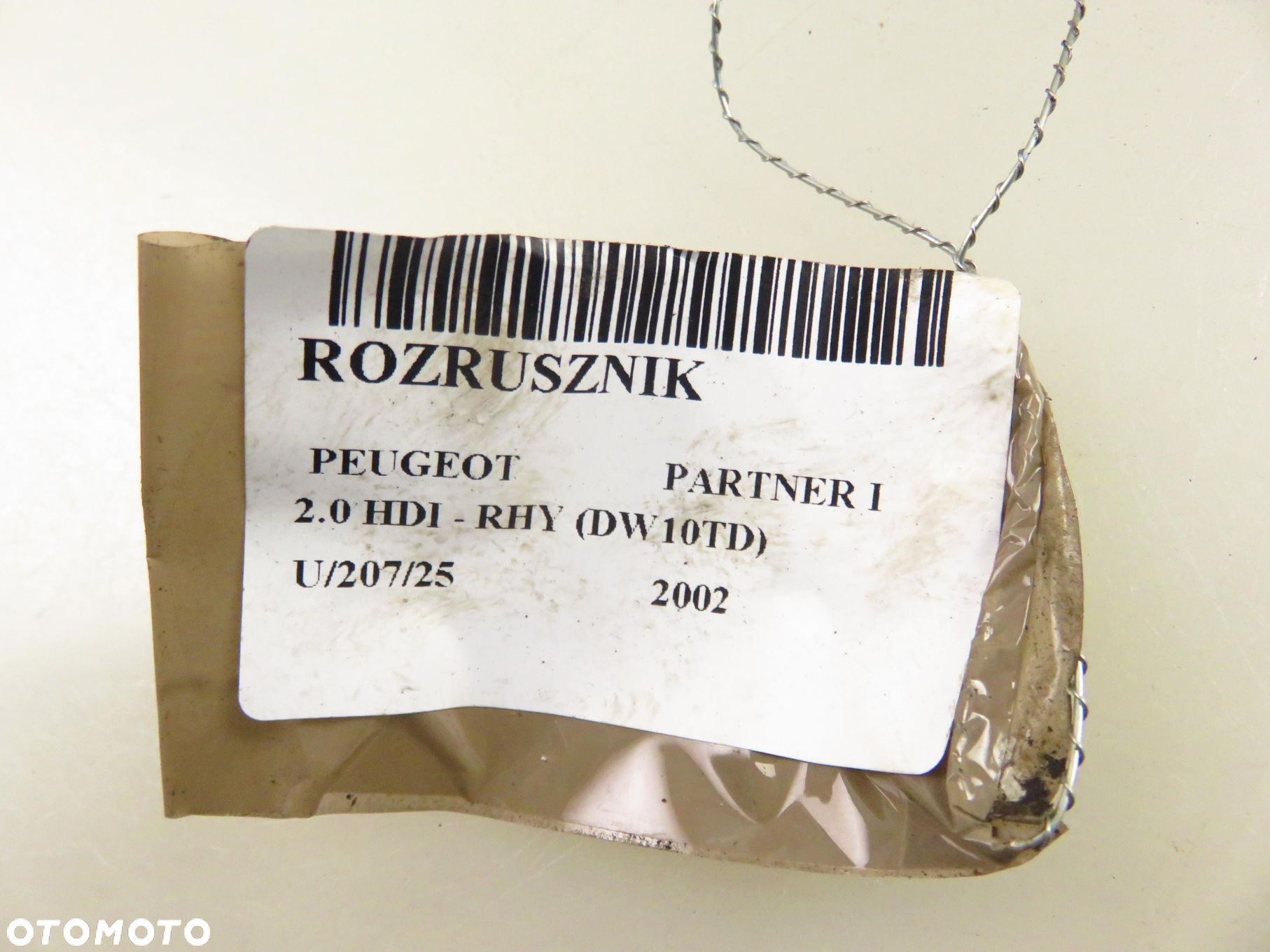 ROZRUSZNIK PEUGEOT PARTNER I 2.0 HDI - RHY (DW10TD) S5060 - 10