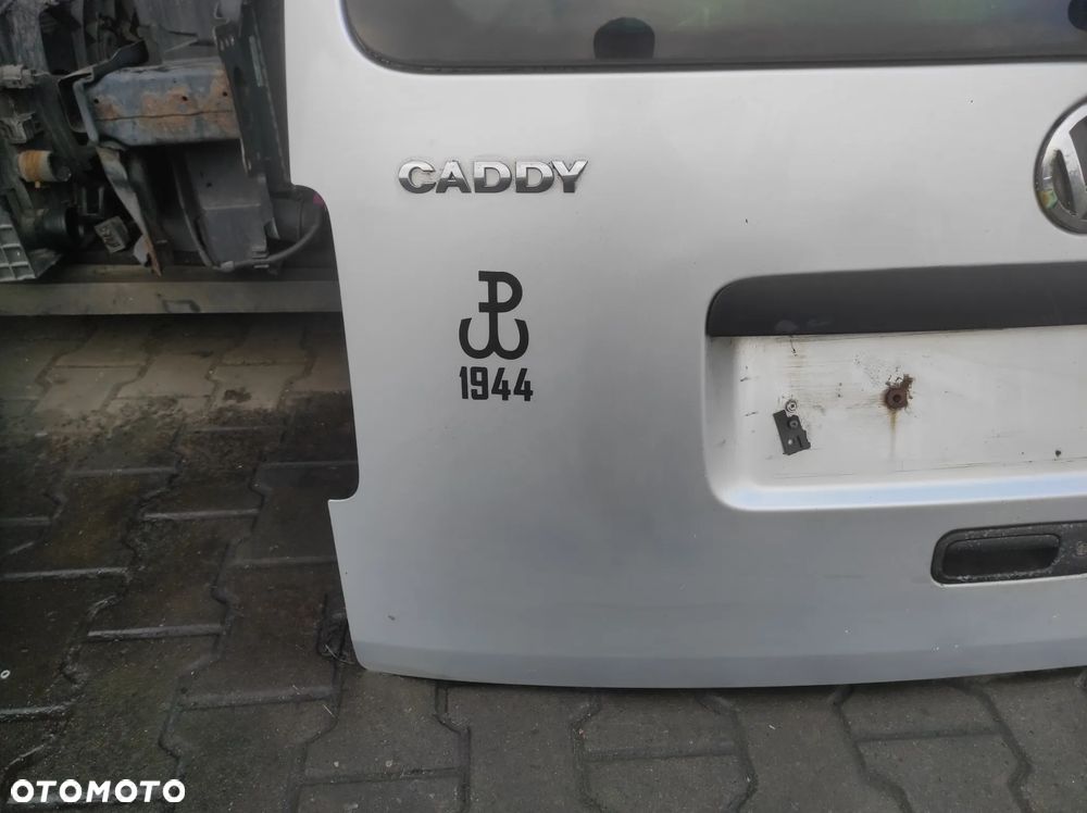 VW CADDY 04-15R KLAPA BAGAŻNIKA SZYBA TYLNA LA7W SREBRNA WYSYŁKA !!!!!! - 7