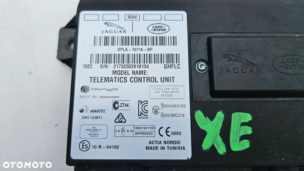 Jaguar xe  X760 Moduł telematyczny Sterownik TELEMATIC DPLA-70718-NP - 2