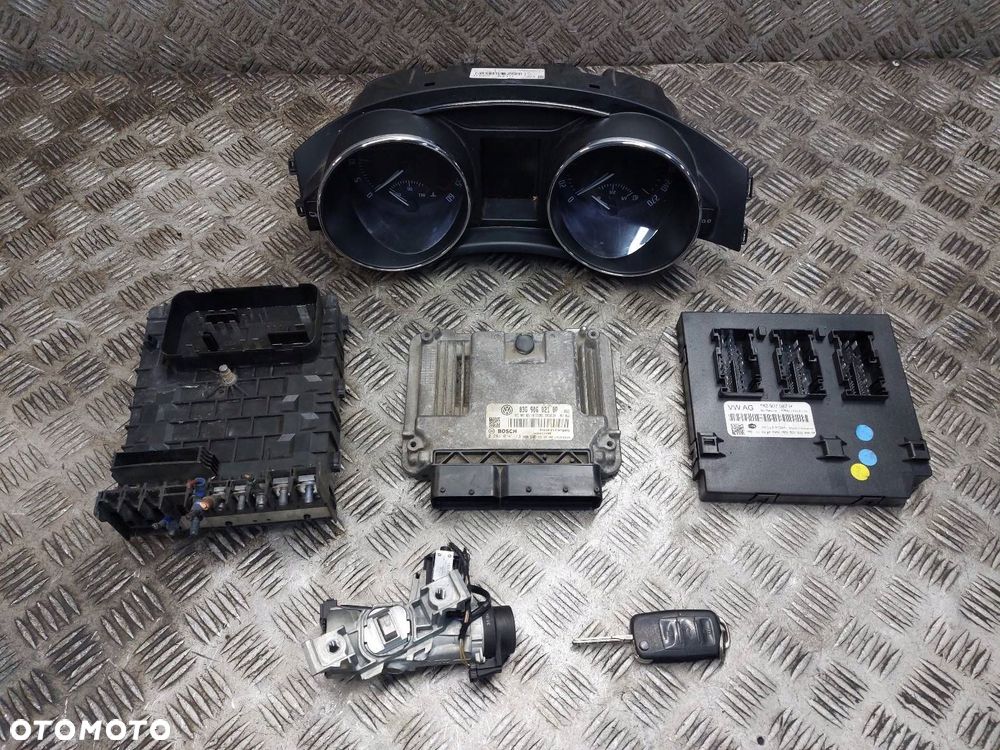 ZESTAW STARTOWY SUPERB II 2.0 TDI 03G906021QP 1K0937087H 3T1920841D - 1