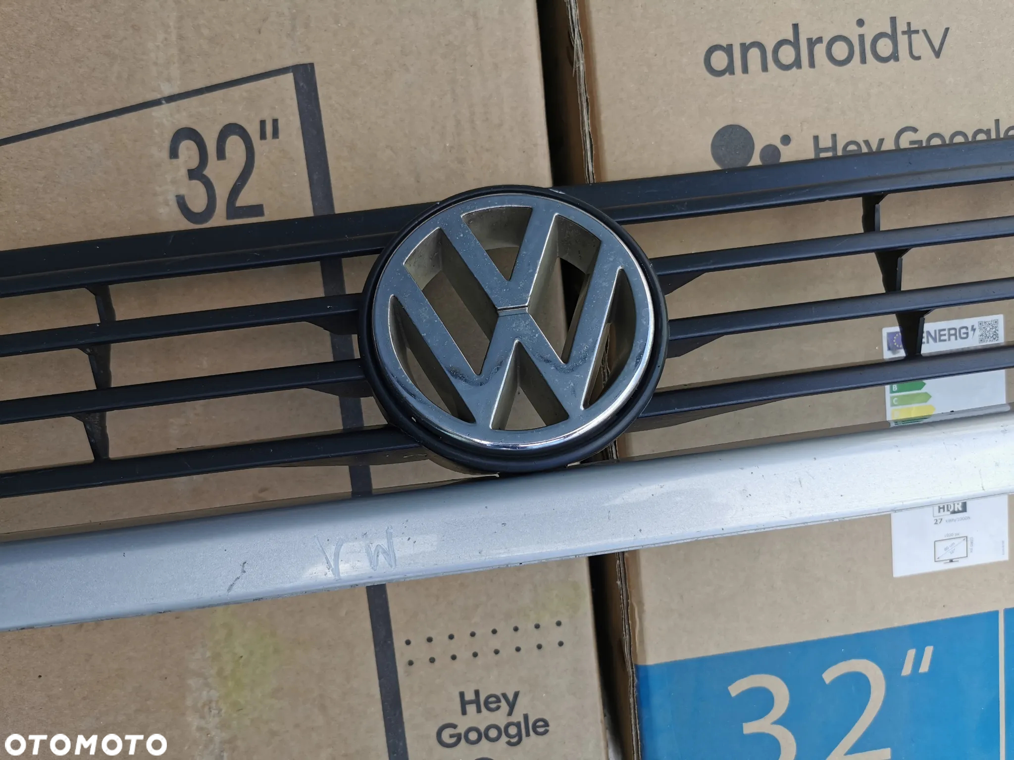 VW Polo Classic kombi Caddy II mk2 Grill atrapa chłodnicy emblemat - 4