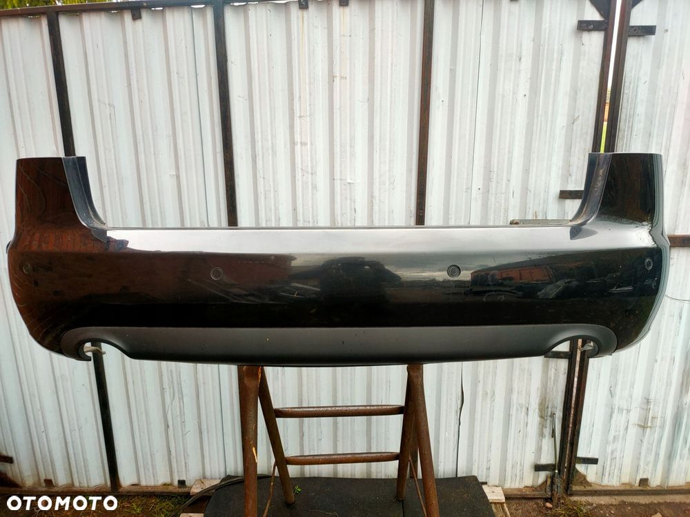 zderzak tył audi a4 b6 kombi kolor ly9b 2 rury - 1