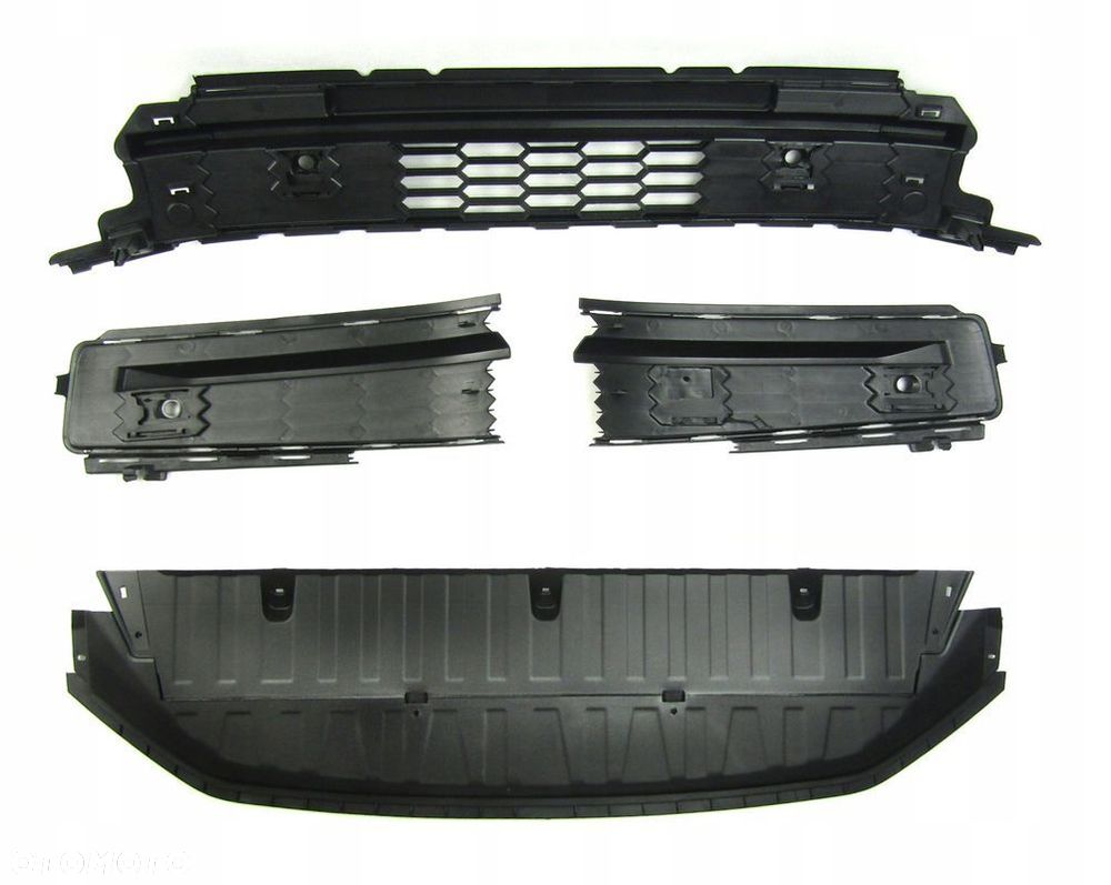 Kratka / Kratki w zderzak pod PDC + osłona Skoda Kodiaq 16 - 21 ZEESTAW ! - 2