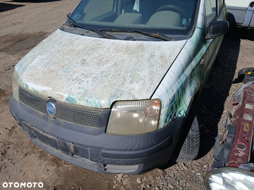 fiat panda 187A maska pokrywa silnika klapa bagażnika zderzak lampa reflektor pas przedni stop lampy - 4