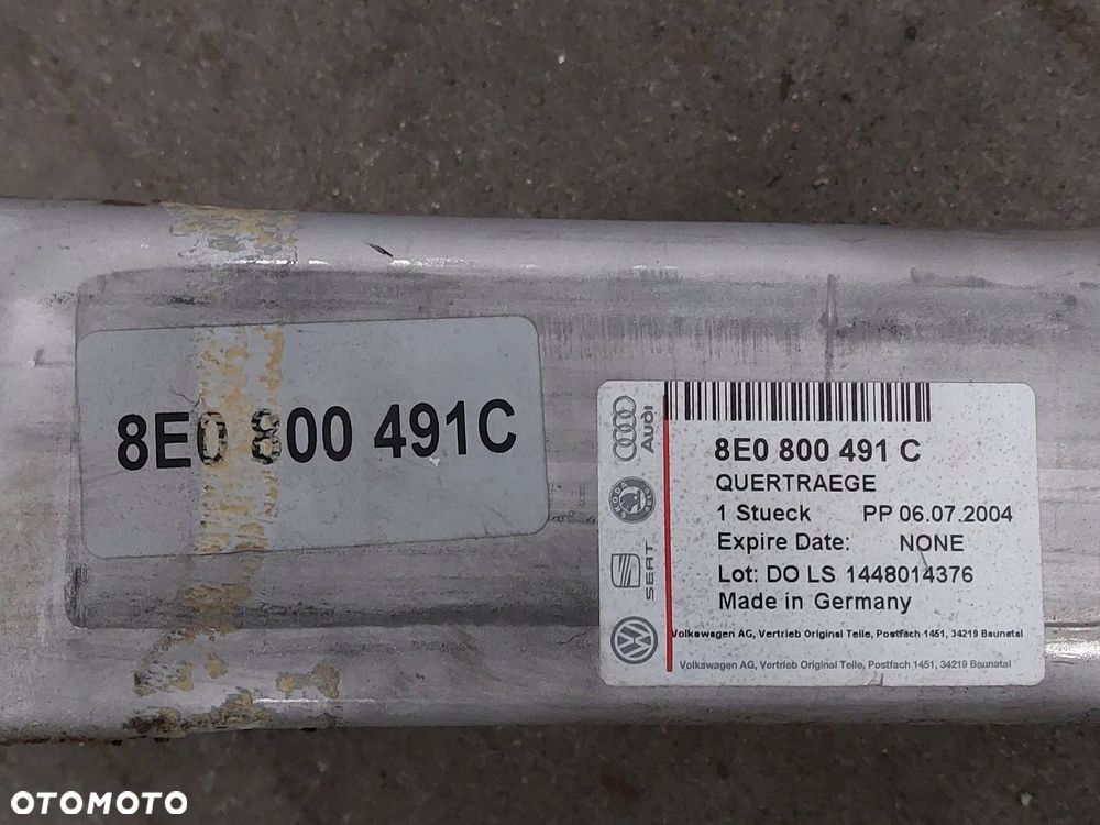 HAK HOLOWNICZY TABLICZKA WIĄZKA BRAK KULI AUDI A4 B6 8E0800491C KOMBI - 6