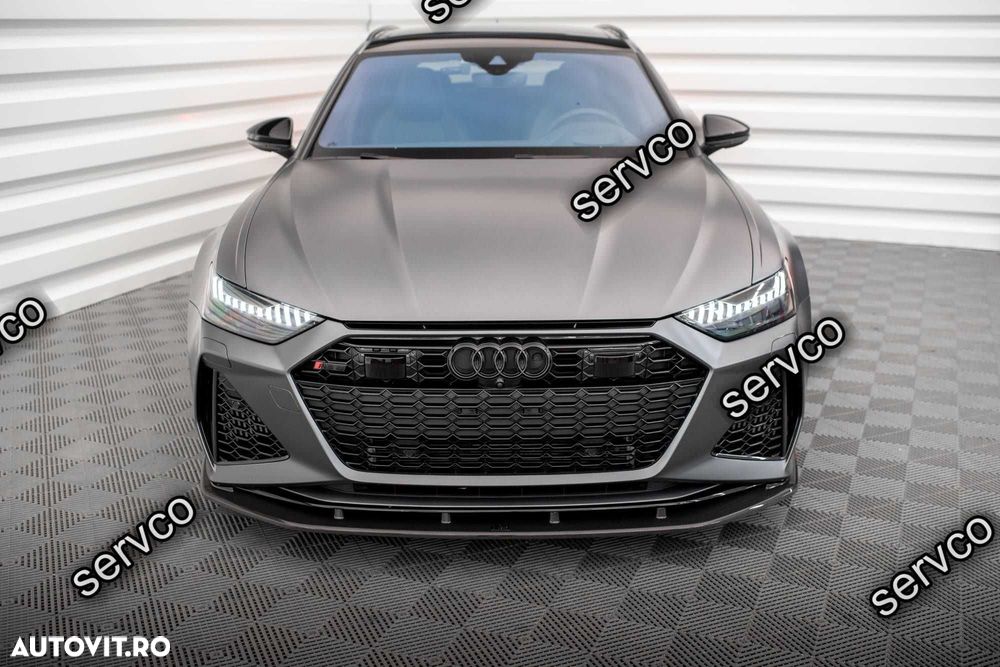 Prelungire bara fata Audi RS6 C8 RS7 C8 2019- v14 Maxton Design Carbon - 8