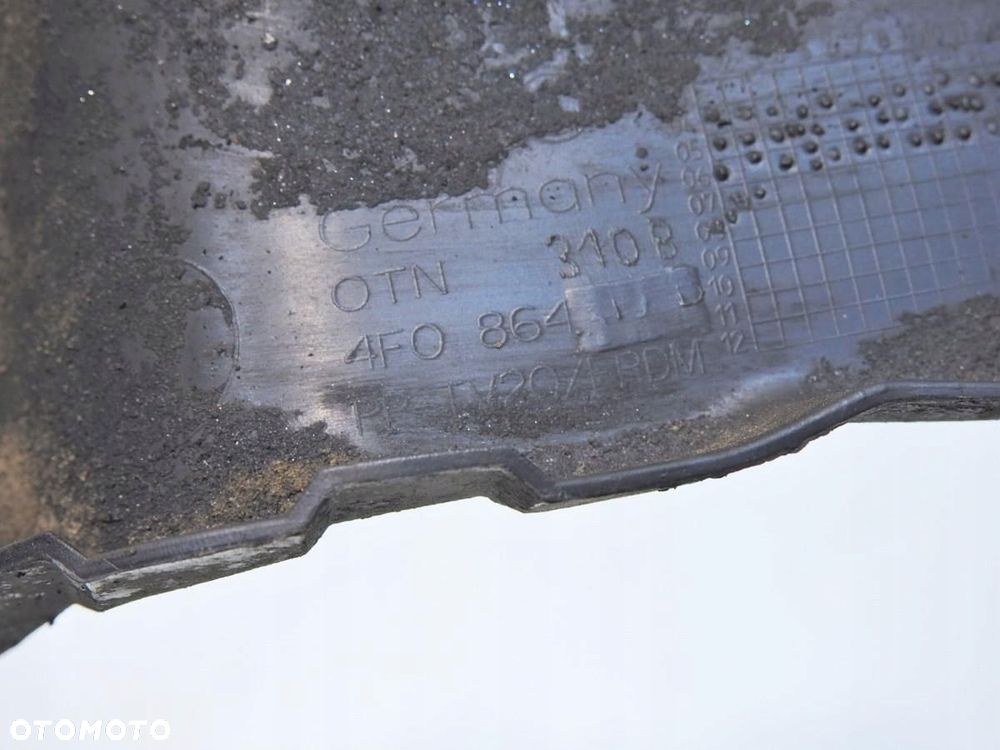 OSŁONA MAGLOWNICY PRAWA AUDI A6 C6 3.2 FSI 4F0864310B - 5