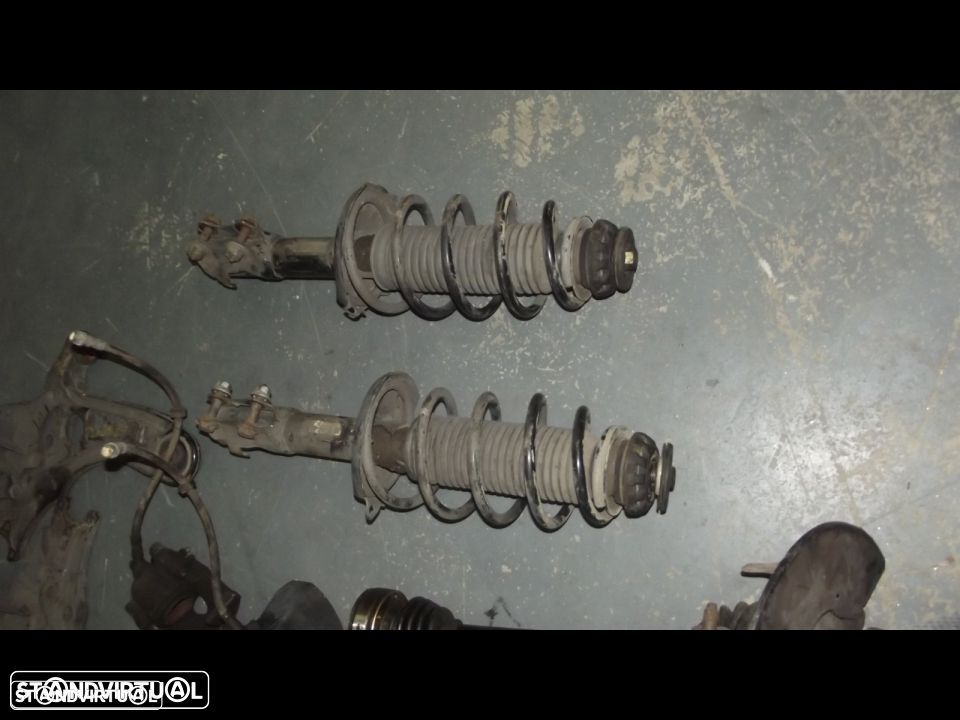 vw polo tranmissoes amortecedores c/mola e braços de suspenção - 2