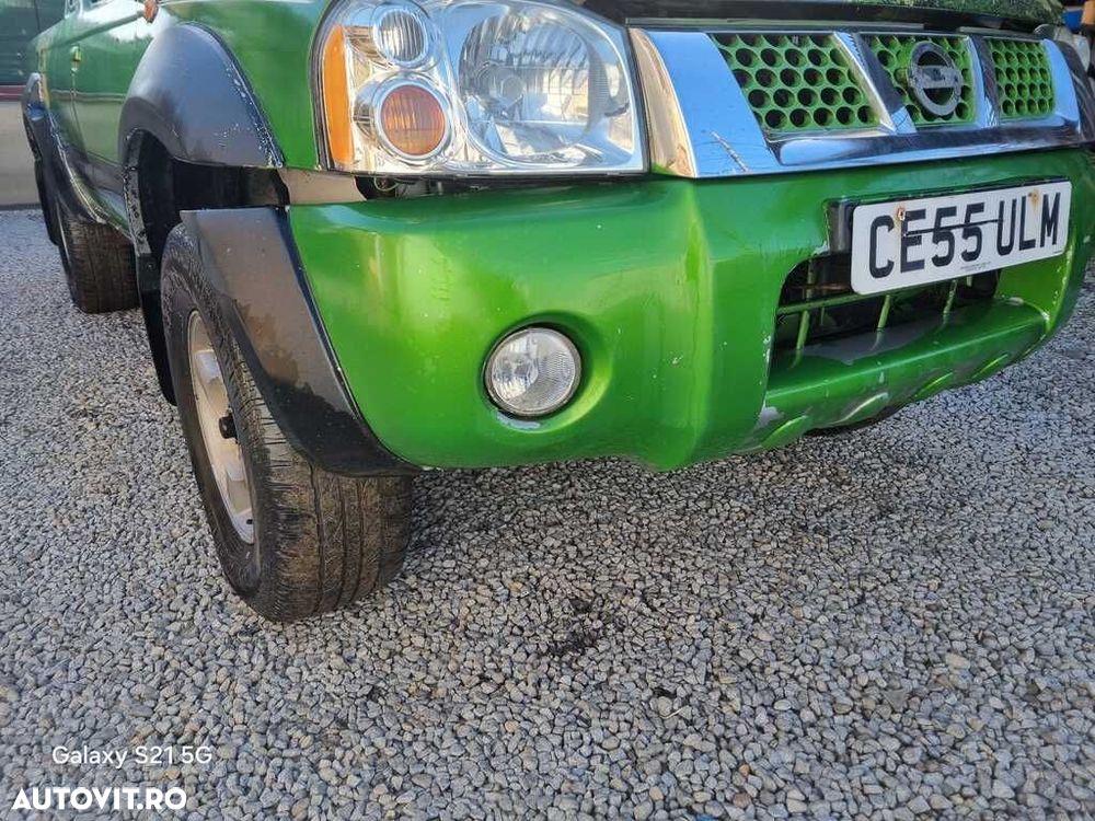 Bara fata Nissan Navara D22 1998 - 2004 Verde (1347) model fara spalatoare far - 3