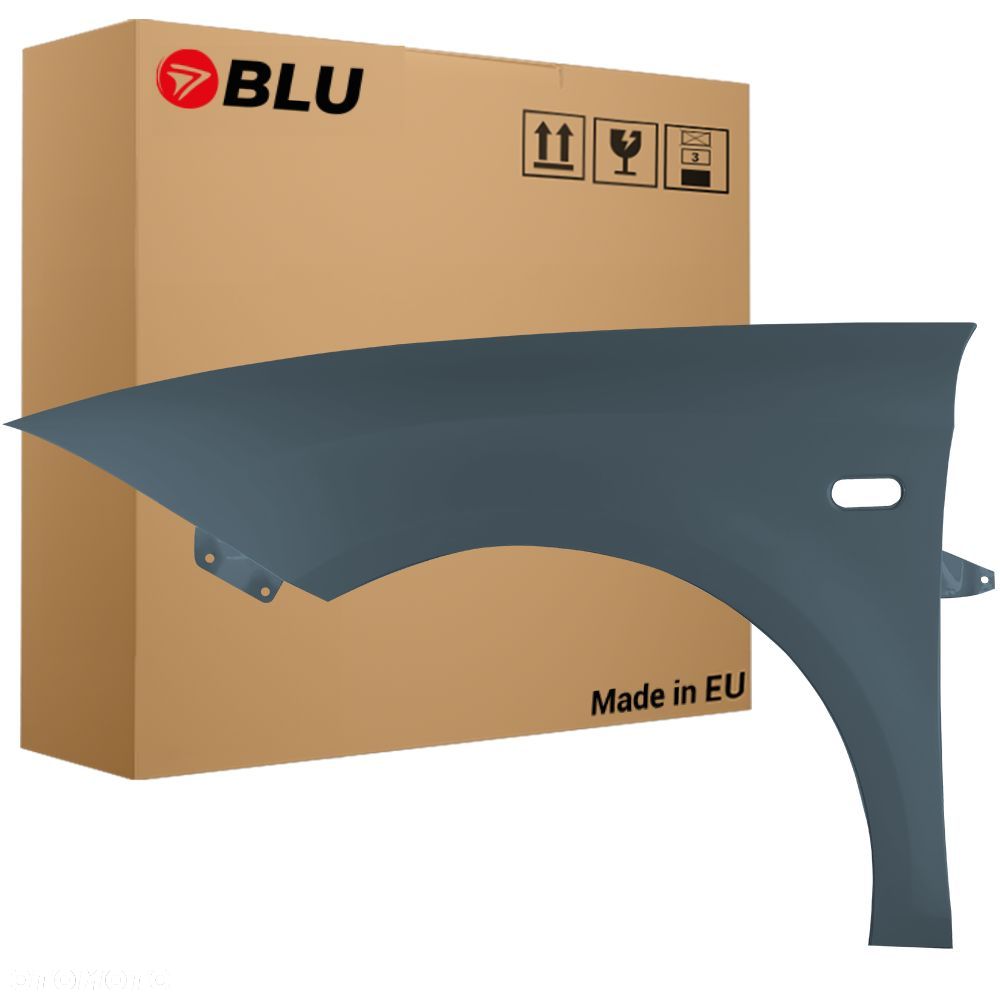 BLU Błotnik SEAT LEON II 2 1P1 LX7Z lewy przód srebrny 2005-2012 DelphinGrau - 1