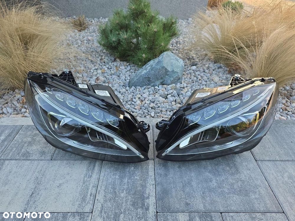 MERCEDES C KLASA 205 Lampy przód Full Led Performance 2059067503 2059067403 - 15