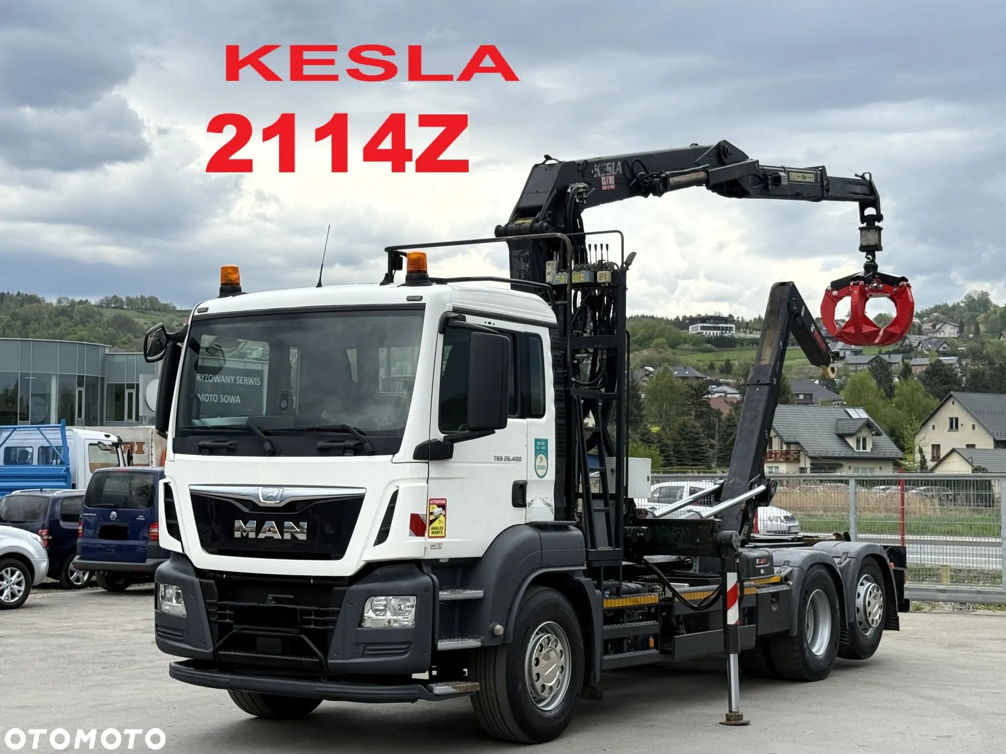 MAN TGS 26.400 * HAKOWIEC + KESLA 2114Z * STAN BDB - 1