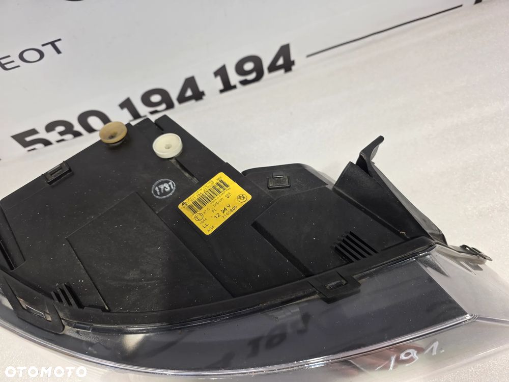BMW E63 / E64 DYNAMIC XENON PRAWY PRAWA LAMPA PRZEDNIA PRZÓD , NR 7165800 , NR AUKCJI LPP191 - 12