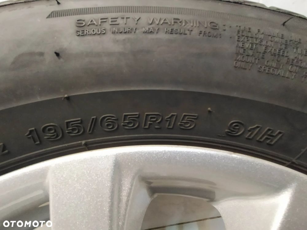 AUDI SKODA SEAT VW 6X15 FELGI ALUMINIOWE R15 5X112 ET43 KOŁA OPONY BRIDGESTONE 195/65 - 13