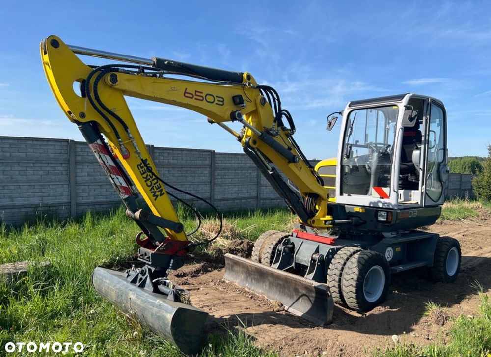 Wacker Neuson Mini KOPARKA KOŁOWA WACKER NEUSON 6503 WD 5,8t Długie ramie 3xłamane Dodatkowa hydraulika SZYBKA SKRĘTNA 2x łyżki Wiertnica skarpowa hydrauliczna Yanmar 2009r 3060mth - 7