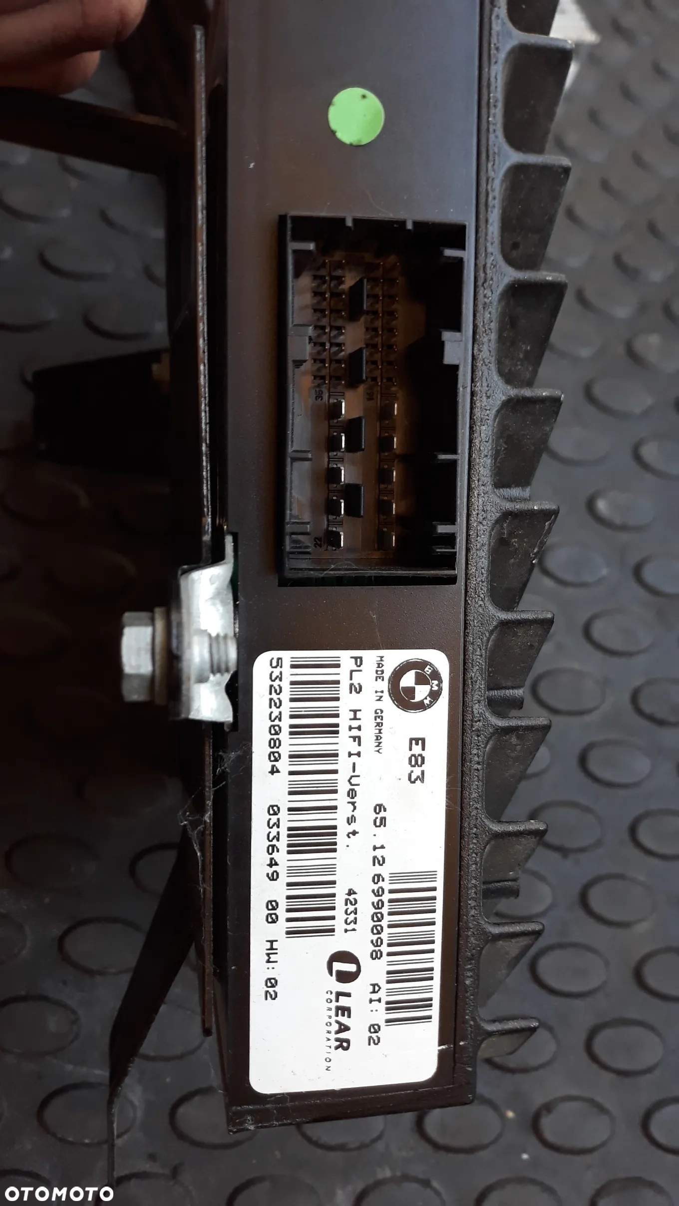 BMW X3 E83 WZMACNIACZ 65.12 6990098 532230804 03364900 - 4