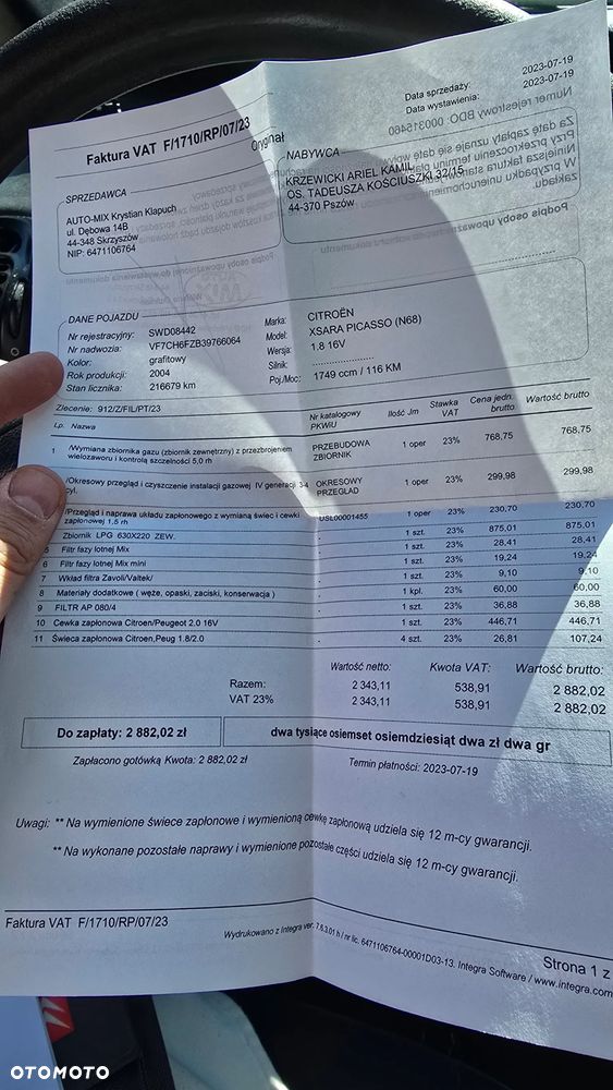 Citroën Xsara Picasso 1.8i Confort - 15