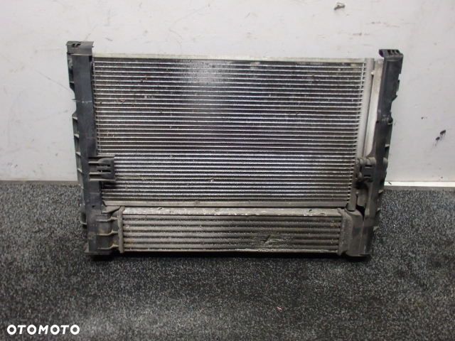 BMW E90 KOMPLET CHŁODNICA KLIMATYZACJI INTERCOOLER 3093796  RAF-AUTO CZESCI BMW - 2