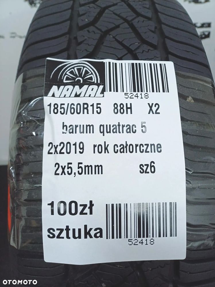 2x 185/60r15 BARUM  opony całoroczne  52418 - 8