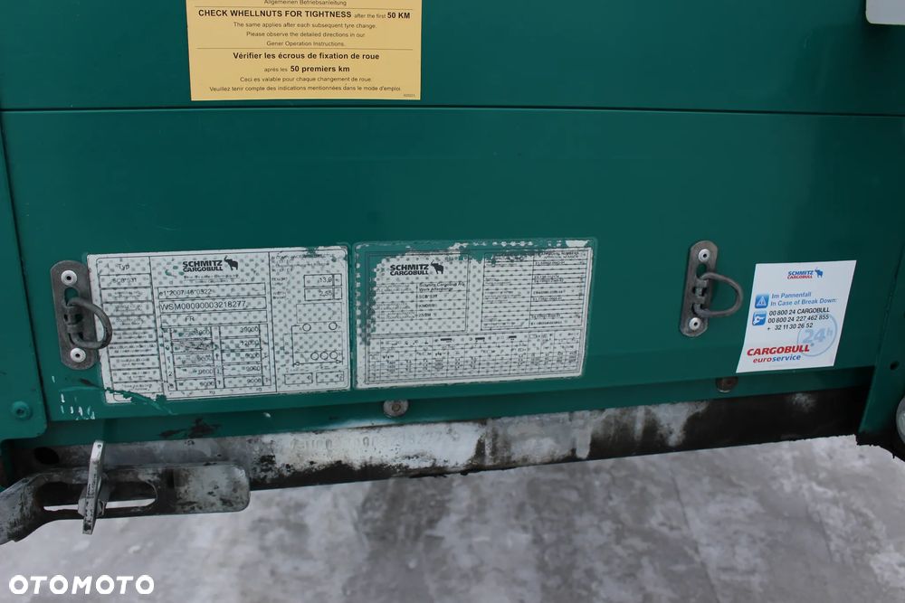 Schmitz Cargobull FIRANKA  /OSIE SCHMITZ /MEGA / DACH PODNOSZONY/ RAMA OCYNK /SERWIS FR / IDEALNY STAN / - 17