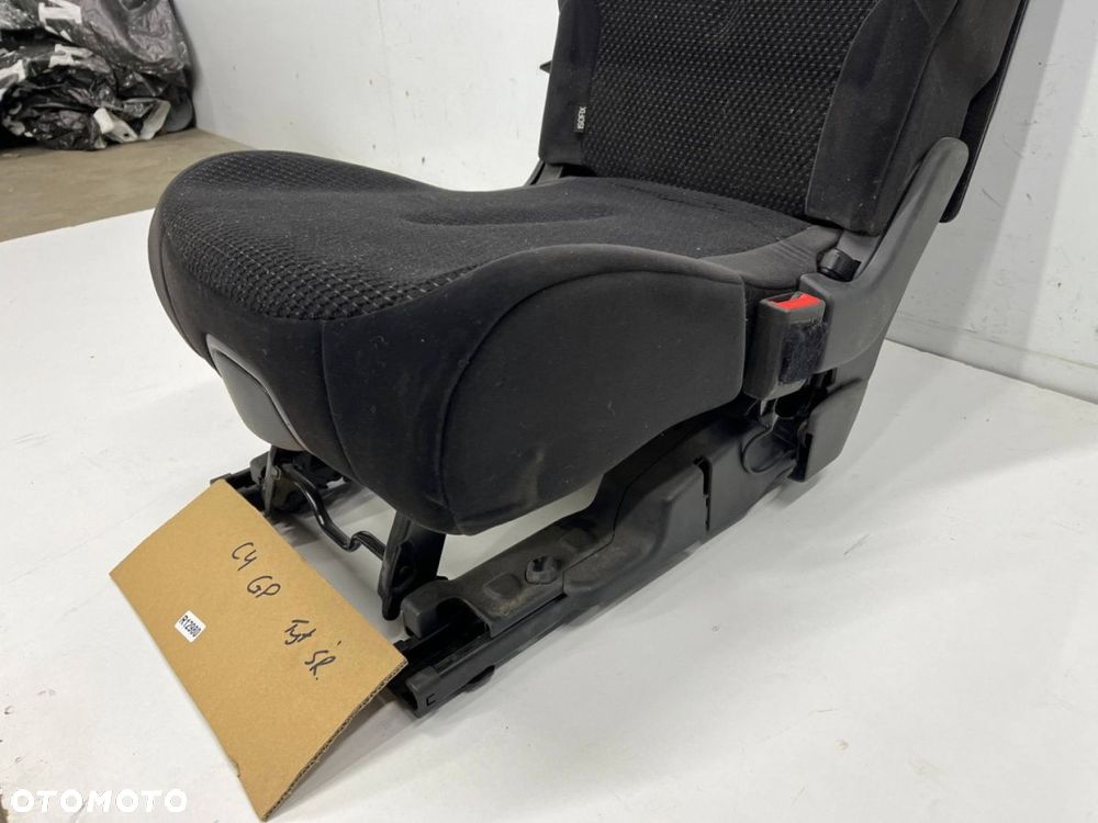 Fotele Citroen C4 GRAND Picasso 1 I 06-13r. środkowy tylny drugi rząd kanapa CZARNY - 9