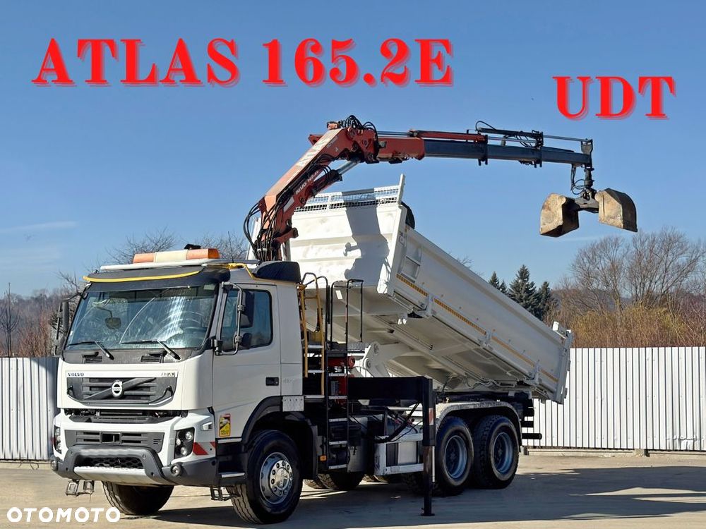 Volvo FMX 410 * WYWROTKA 5,10 m + ATLAS 165.2E + PILOT + BORDMATIC / 6x4 - 1
