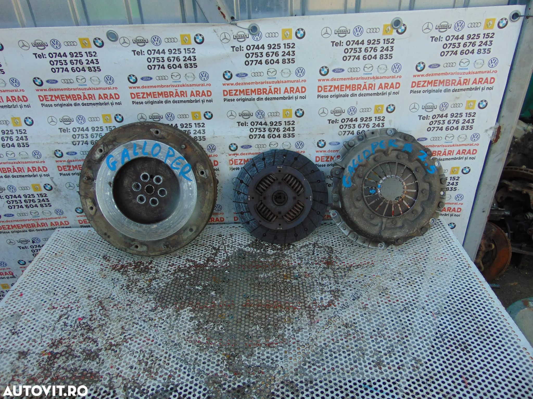 Volanta Hyundai Galloper 2.5 Mitsubishi Pajero l200 2.5 placa presiune disc ambreiaj - 1