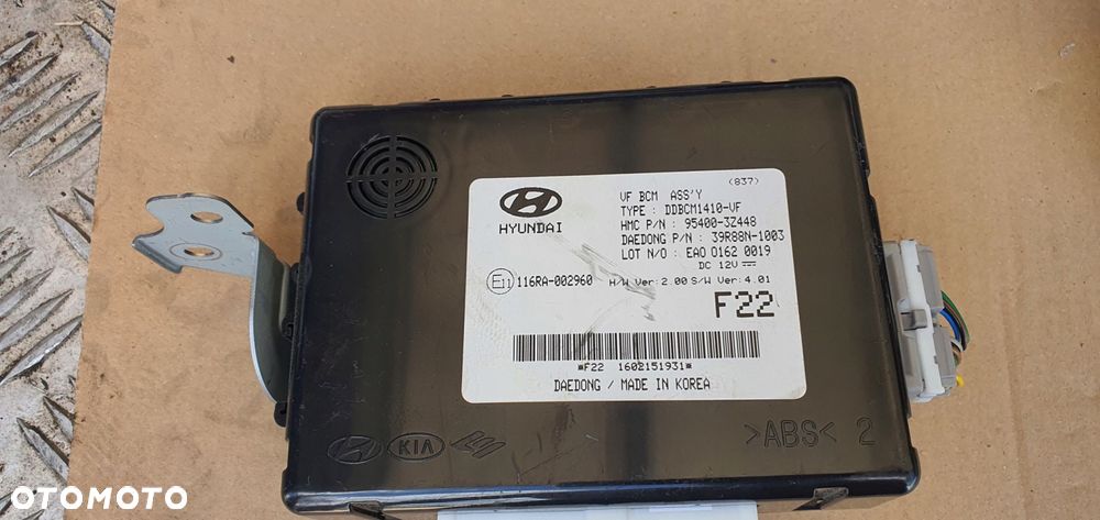 hyundai i40 moduł sterownik bcm 95400-3z448 - 1